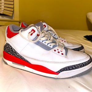 Air Jordan 3 “Fire Red” Worn Condition
